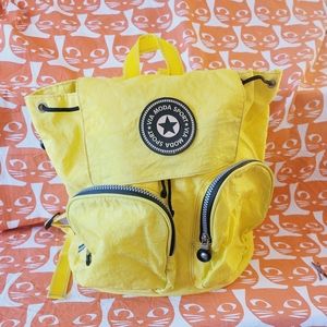 Vintage SUPER AWESOME Viva Moda Sport Canary Yellow backpack. Gorgeous!
